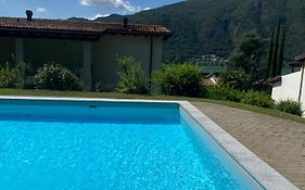 Bellissimo Appartamento Con Giardino Sul Lago Di Lugano