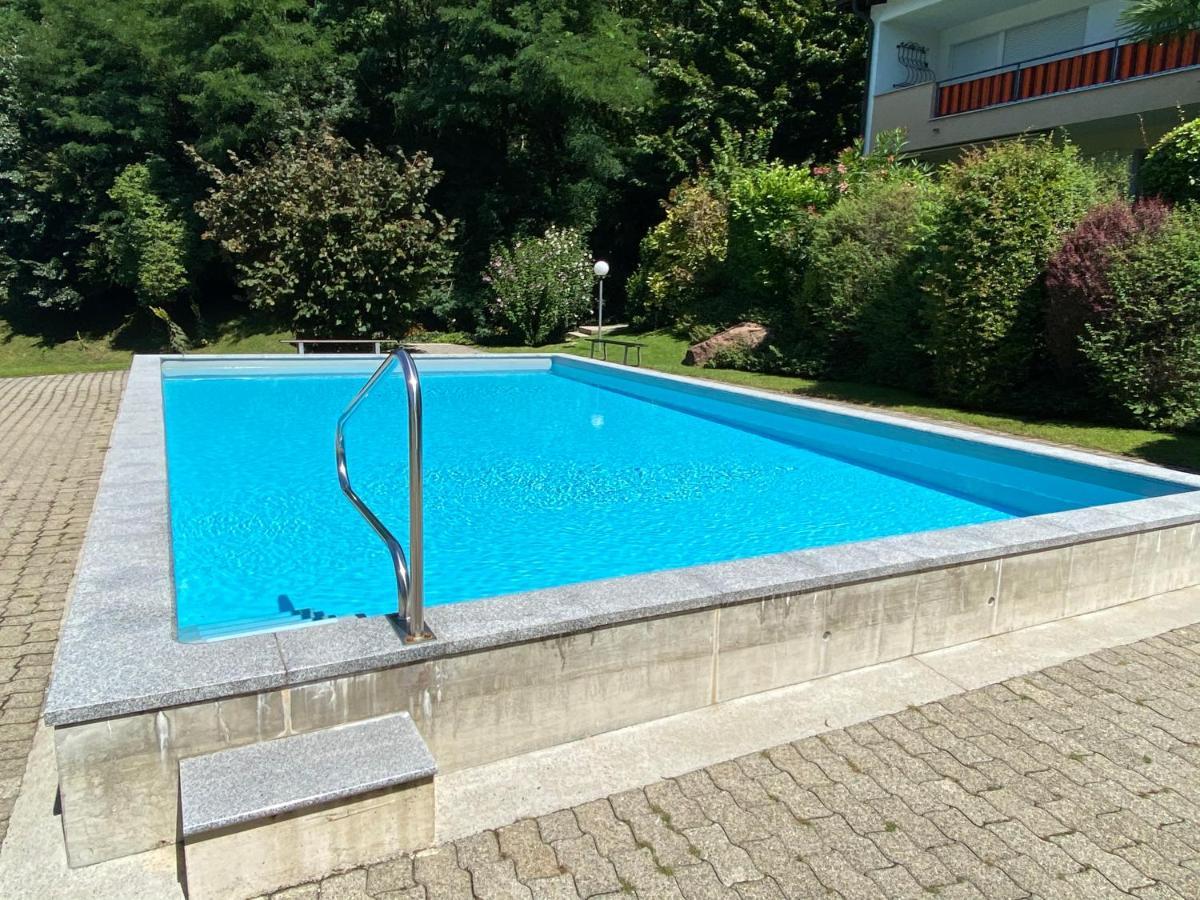 Bellissimo Appartamento Con Giardino Sul Lago Di Lugano Morcote Buitenkant foto