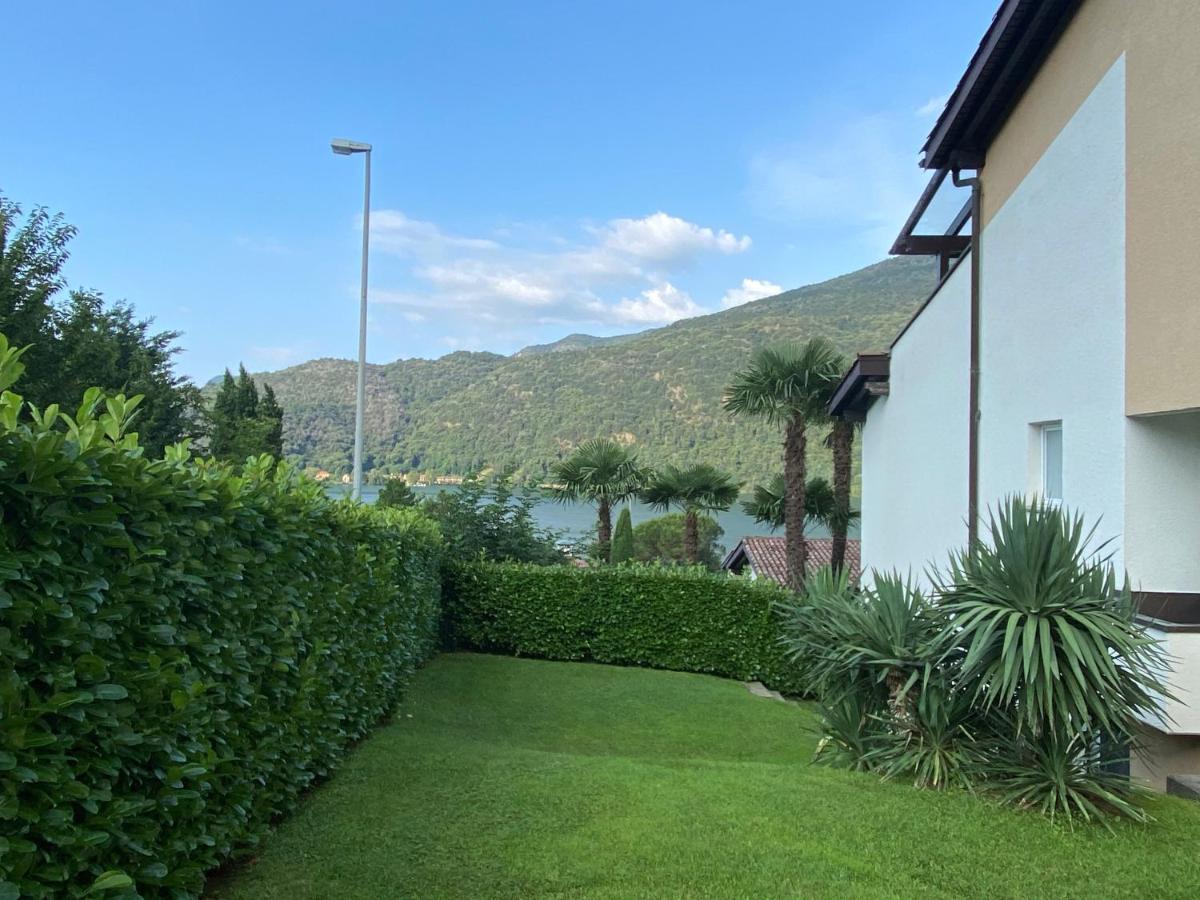 Bellissimo Appartamento Con Giardino Sul Lago Di Lugano Morcote Buitenkant foto