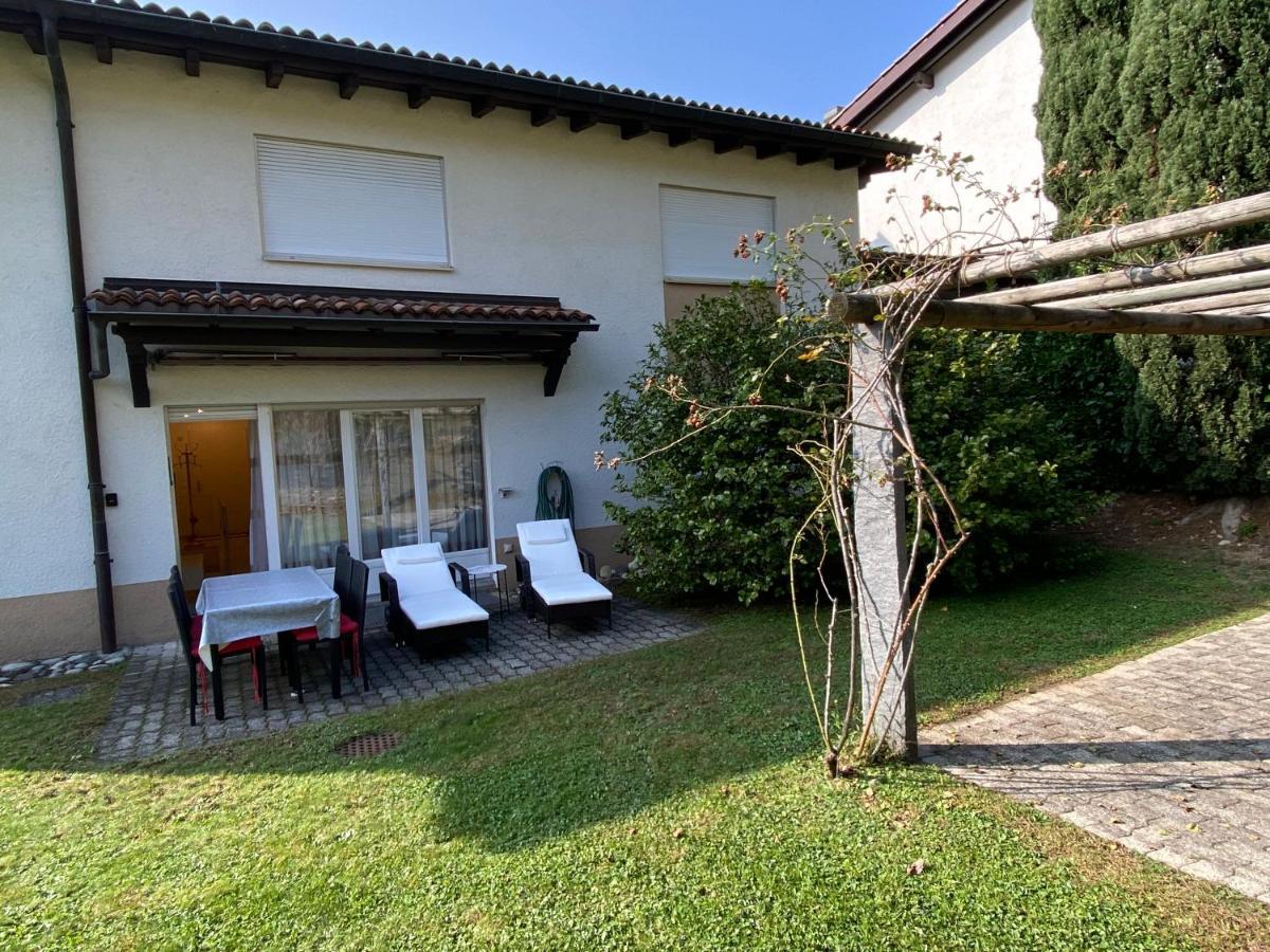 Bellissimo Appartamento Con Giardino Sul Lago Di Lugano Morcote Buitenkant foto